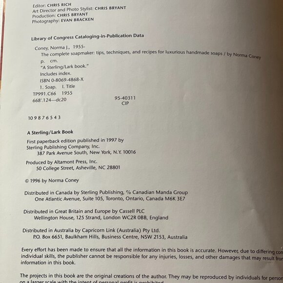 19-(VB) Vintage. Collectors. Books. Macrame. 70s. Soapmaker. 90s. Rare. - Picture 13 of 17